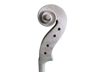 Violon MiaoSenGuang BCP en érable massif, ébène et épicéa, fait main, bois vieilli, projet de lutier, instrument inachevé, fabriqué en Chine