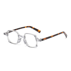 Jamie Z2316 Small Square Frame Glasses Plastic Anti Blue Light Myopia Prescriptions Unisex Optical Eyewear - Product Image 3