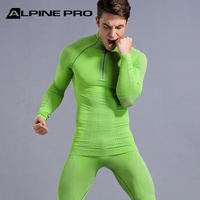 Ropa Interior Térmica Transpirable para Hombre Alpine PRO, Conjunto Deportivo de Invierno sin Costuras, Cómodo para Deportes de Invierno
