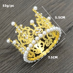 Gouden Tiara Kronen Voor Vrouwen Meisjes Prinses Kroon Bruids Bruiloft Prom Quinceanera Verjaardag Kroon - Product Image 4
