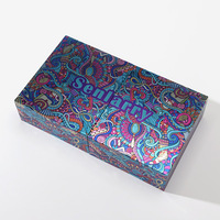 Palette de papier maquillage vide, logo personnalisé, palette en carton, fard à paupières, boîte d'emballage cosmétique magnétique, nouvelle collection,