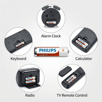 Baterai Kering Mikro Alkali AAA Karbon Seng Berkualitas Baru Bebas Kadmium dan Merkuri Garansi 3 Tahun untuk Remote Control Peralatan Rumah Tangga