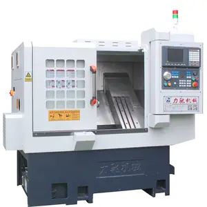 Torno CNC de tipo pandilla de alta calidad y bajo costo, máquina de torno de metal CNC horizontal de China DE LA LC-46X