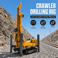 Foreuse rotative hydraulique complète sur chenilles de 800 m pour puits profonds – Machine de forage de puits d'eau pour projets de forage en profondeur