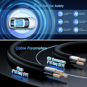 Cargador EV portátil de CA 3.5kw 7kw 11kw 22kw 16a Estación de carga Tipo 2 Cargador EV de coche eléctrico móvil - Product Image 5