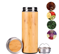 Tasses à café écologiques, gobelets à café en bambou, bouteille d'eau en bambou avec personnalisation en bambou, biodégradable, écologique, thermos de voyage, 50 pièces