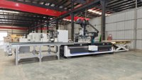Ligne de production d'armoires de meubles en bois CA-1325 cnc machine d'emboîtage chargement automatique déchargement routeur cnc pour la cuisine