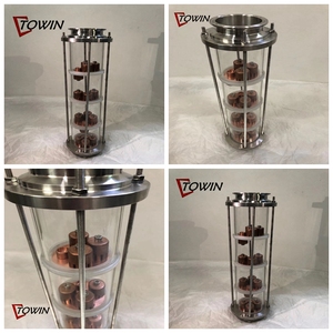 Plaque à bulles en cuivre rouge de 2, <span class=keywords><strong>3</strong></span>, 4, 6, 8, 10, 12 pouces pour distillateur d'alcool, raccords de distillation domestique, distillation électrique multi-tension TOWIN - Product Image 5
