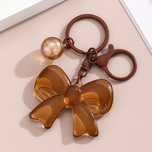 Korean 3D Bubble <b>Bead</b> Acrylic Alloy Transparent Bow Keychain Pendant Candy Color Bag Decoration - Product Image 5