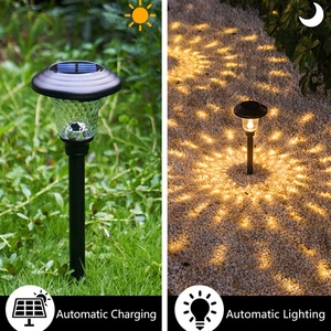 最高の価格帯の景観照明、私道の門、芝生のセキュリティ、景観用ソーラーLED防水屋外ガーデン投影ライト - Product Image 1