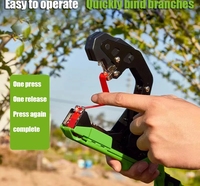 Nouvelle machine à lier les plantes de jardin, Tapetool, Tapener, poignée antidérapante en plastique + 5 rouleaux de ruban adhésif pour les légumes, les tomates, les concombres, les poivrons