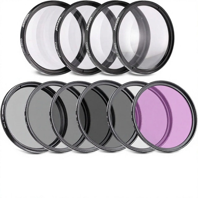 Neewer 67mm Complete Lens Filter Kit for Cameras 67mm Lens Thread UV Macro Close-Up ND Filters (Multi Coating Optical Glass)