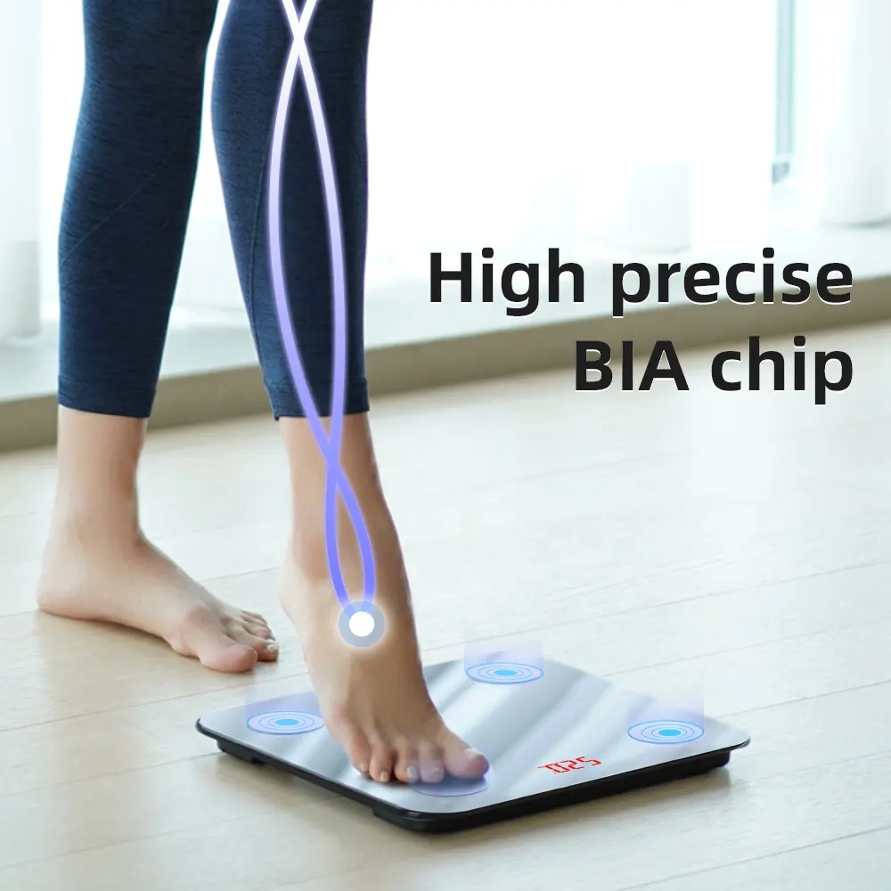 Body Fat Scale Thông Minh BMI Kỹ Thuật Số Phòng Tắm Không Dây Trọng Lượng Cơ Thể Analyzer Với Điện Thoại Thông Minh App Scale