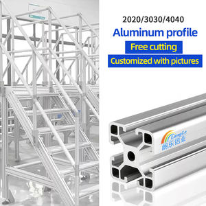 Extrusion de haute précision personnalisée 4040 4080 profilés en <span class=keywords><strong>aluminium</strong></span> produits industriels coupe soudage métrique 40x40mm alliage anodisé - Product Image 6