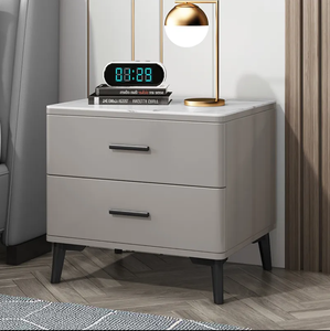<span class=keywords><strong>Mesita</strong></span> de <span class=keywords><strong>noche</strong></span> inteligente con <span class=keywords><strong>pantalla</strong></span> táctil, mueble de sala de estar con 3 cajones y diseño moderno - Product Image 5