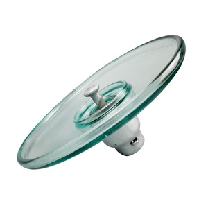 Best Price Glass Disc <strong>Insulator</strong> for High Voltage Aerodynamic Type Glass Suspension <strong>Insulator</strong> <strong>String</strong> - Product Image 1