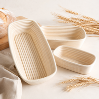 Banneton de levage avec doublure personnalisée, sans éclats, direct usine, pour boulangerie commerciale
