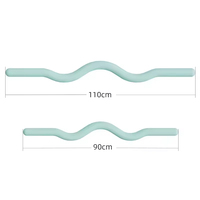 Ensemble d'haltères pour la musculation en salle de sport, barre lestée de 15 lb/25 lb pour le Pilates et l'entraînement de force, haltères en silicone