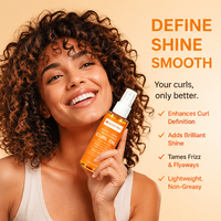 Marca Privada, Sin Sulfatos, a Base de Hierbas, Acondicionador para Cabello Rizado, Hidratante, Suavizante, Nutritivo, Antiencrespamiento, Repara el Cabello Dañado
