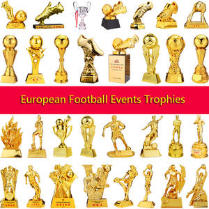 Trophées de football personnalisés en plaqué, fabrication artisanale, vente en gros, trophées de la Coupe du monde, événements de clubs, grands souvenirs de football, récompenses - Product Image 1