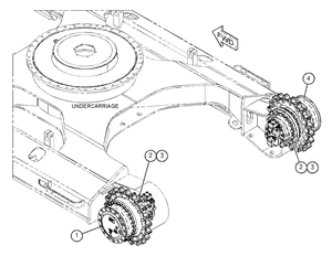 อะไหล่รถขุดขนาดเล็ก Deere 15 Final Drive รุ่น AT111860 AT111858 มอเตอร์ขับเคลื่อนพร้อมชุดลดความเร็ว - Product Image 3