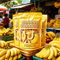 Sacs refermables en plastique avec fenêtre, personnalisables avec logo, pour fruits secs, réutilisables, en mylar, avec fermeture éclair, pour l'emballage des fruits lyophilisés
