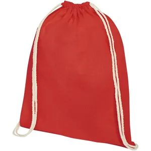 Sacchetto con coulisse in cotone Oregon per merchandising personalizzato - Product Image 6