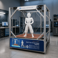 Imprimante 3D à granulés intelligente AI, grand format, machine d'impression FGF, nivellement automatique, alimentation automatique pour le prototypage industriel