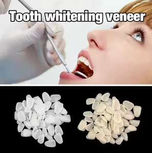 50 pièces/sac facettes dentaires Ultra mince résine dents antérieures couronne temporaire prothèses orales dentisterie laboratoire réparation matériaux de blanchiment - Product Image 4