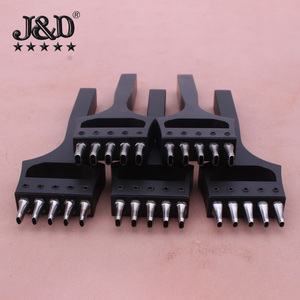 Dây Đeo Phẳng Đục Lỗ 6.5 Pitch 5 Lỗ Đục Lỗ Tròn Cắt Nhỏ Bằng Da Tự Làm Tròn Góc Chữ A Hàng Hình Bầu Dục - Product Image 3