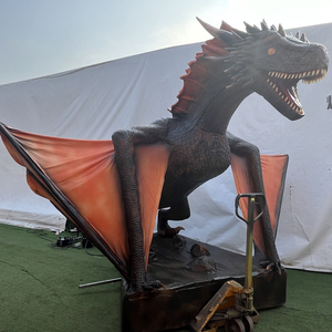 Modèle de dragon animatronique grandeur nature, imperméable, émettant de la fumée, inspiré de <span class=keywords><strong>Jurassic</strong></span> <span class=keywords><strong>World</strong></span> - Product Image 2