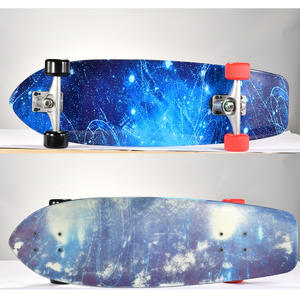 Planche de skateboard personnalisée, type Pintail, en fibre de verre, antidérapante, pour usage général adulte - Product Image 4