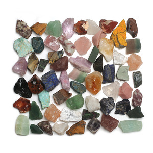 Commercio all'ingrosso naturale di quarzo rosa ametista Semi prezioso taglio grezzo Mix di <span class=keywords><strong>pietra</strong></span> grezza per gioielli - Product Image 2