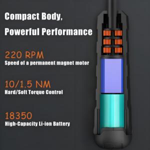 Mini Destornillador Recargable, Multifuncional, con Batería de Iones de Litio, Kit de Herramientas Eléctricas NSCD-N037, Diseño Compacto, se Guarda Fácilmente en la Herramienta - Product Image 5