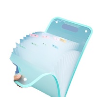 Carpeta Archivadora Portátil de Gran Capacidad A4, 13 Niveles, Plástico PP, para Estudiantes, Exámenes, Documentos, Clasificación Multinivel