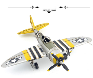 P-47ทหารเหล็กไฟเตอร์ไลท์นิ่งสไตล์สงครามโลกครั้งที่3ของตกแต่งบาร์บ้านแบบอเมริกันย้อนยุคคุณภาพสูง - Product Image 3