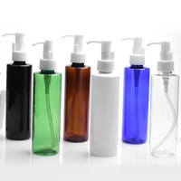 Diskon besar 60ml 80ml 100ml 120ml 150ml 200ml Set botol kemasan minyak rambut botol pompa Losion plastik Set untuk pompa minyak rambut