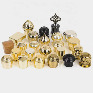 Vente en gros Bouchon de bouteille de parfum de luxe de haute qualité 20mm doré couleur personnalisée - Product Image 2