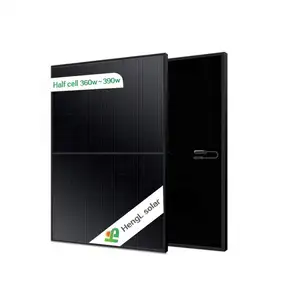 HL Black Solar Panels 200W 50Wx4pc 18V New Portable Flexible Solar Panels Fabric 200w For Camping/Boat/RV/Travel/Home/Car