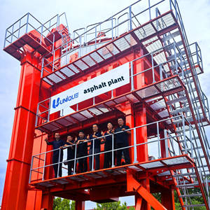Centrale de mélange d'asphalte en continu à haute efficacité, contrôlée par PLC, alimentée par moteur, pour le mélange de RAP à haute performance pour la construction - Product Image 1