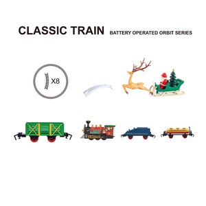 2024 árbol <span class=keywords><strong>de</strong></span> Navidad <span class=keywords><strong>tren</strong></span> ferroviario con música eléctrica decoraciones navideñas, juguetes tragamonedas <span class=keywords><strong>de</strong></span> Navidad HN967623 - Product Image 5