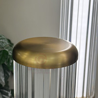 Lampe sur pied LED moderne en verre à économie d'énergie, blanc chaud, culot E27, pour hôtel, chambre, salon, maison, jardin