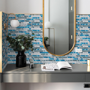 Bathroom <b>Kitchen</b> Stair Wall <b>Sticker</b> Peel and Stick Self-Adhesive DIY Wall <b>Sticker</b> for Home Decor 3d Wallpaper - Product Image 4