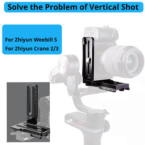 Soporte en forma de L de aluminio YEAH, placa de liberación rápida de cámara Horizontal Vertical para estabilizador de cardán <span class=keywords><strong>Zhiyun</strong></span> <span class=keywords><strong>Weebill</strong></span> <span class=keywords><strong>S</strong></span> <span class=keywords><strong>Crane</strong></span> 2 3 - Product Image 2