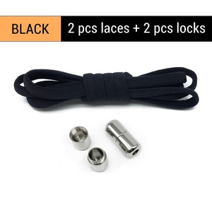 Lacets élastiques réglables sans nœuds, boucle en capsule métallique semi-circulaire, cadeaux promotionnels en gros pour baskets et bottes - Product Image 6