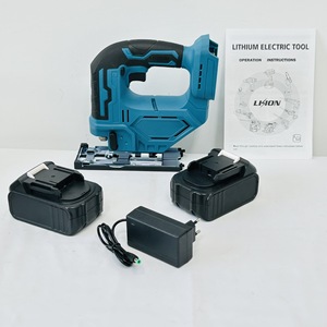 Sierra de calar inalámbrica portátil de grado industrial con batería de iones de litio, 500W, 3000 RPM, batería de 2.5AH, corte de madera de 75mm - Product Image 5