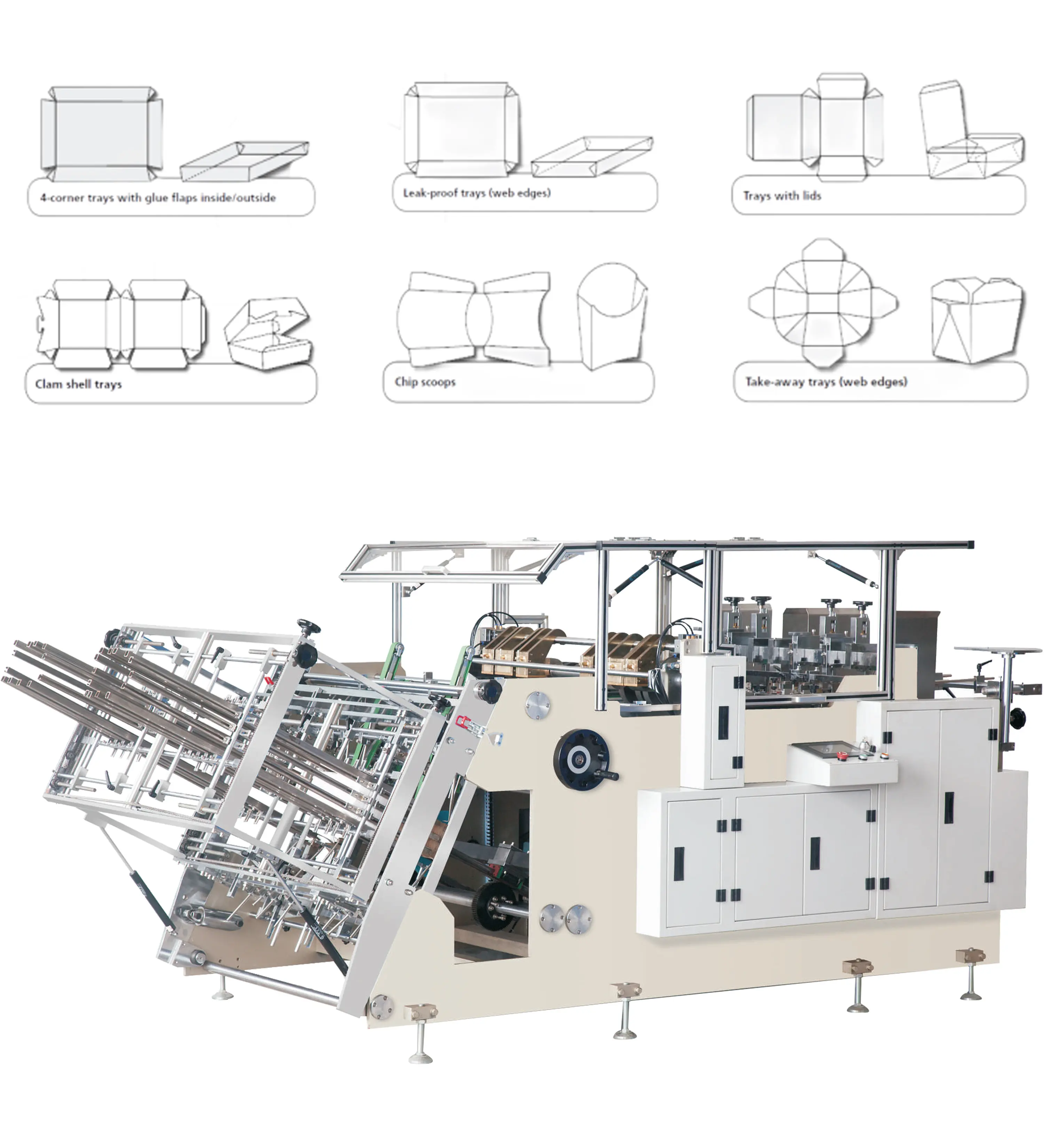 Forbona High Quality Paper Box Integrated Forming Machine Wholesale Paper Box Making Machine