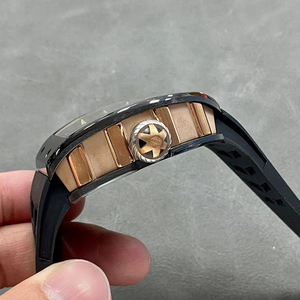 Montre mécanique squelette tourbillon de luxe pour homme, boîtier tonneau en céramique, verre saphir, haute qualité, prix de gros - Product Image 5