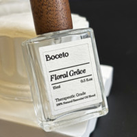 Autocollant de parfum mat de luxe personnalisé pour bougies et flacons de parfum avec logo de marque, autocollant en relief 3D