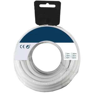 Cavo parallelo 2x0,50 mm bianco 10 m per audio, ideale per connessioni audio e distribuzione dei segnali - Product Image 1